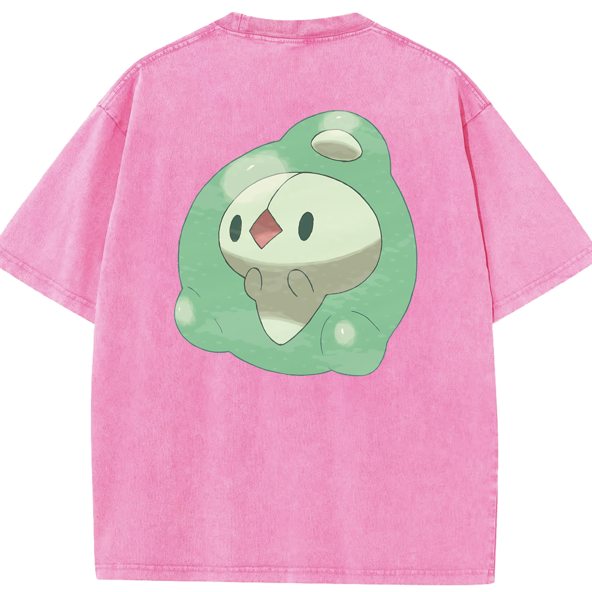 （画像用） ポケットモンスター Pokémon 綿100% ヴィンテージ風 半袖Tシャツ（背面プリント）